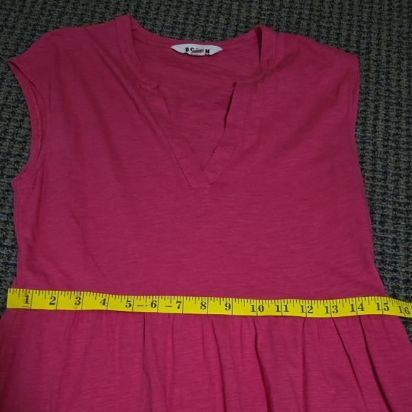 Boden Pink Pleated Midi Sundress with Flutter Cap Sleeves - Picture 10 of 10